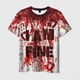 thumbnail image 2 of Camisetas divertidas de terror de Halloween con estampado 3D de "Estoy bien" para hombres y mujeres, camiseta de cuello redondo, ropa de calle unisex de moda para niños, camiseta de manga corta, 2 of 5