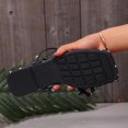 thumbnail image 5 of Ytobaz Slide Sandals for women Polka Dot Canvas Toe Ring Flat Sandals Open Toe Slides Beach Vacation Travel Outdoor Daily Casual Summer Footwear, 5 of 9
