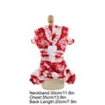 thumbnail image 3 of Puppy Clothes, Christmas Dog Clothes, Winter Warm Fleece Pet Home Wear, Super Soft Red Double Leg Fleece Jacket for Dogs and Cats, 3 of 8