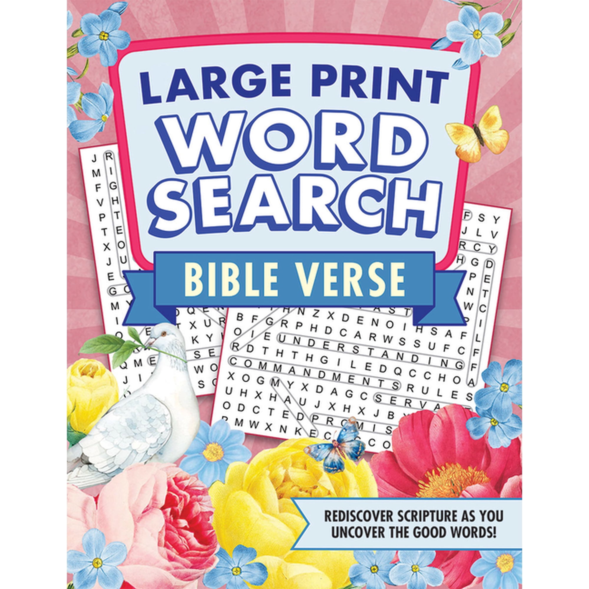 Bible Verse Large Print Word Search, (Paperback)