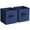 Navy Blue, variant on Sorbus 11" Foldable Fabric Storage Cube Bin, Pastel Blue (2 pack)