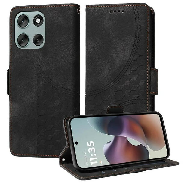 Funda GANGXUN para Motorola Moto G56 con diseño acolchado elegante, cuero PU, protección total y ajuste preciso