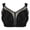 Black, variant on Women's Full Figure Minimizer Bras Comfort Large Busts Wire-Free Non Padded Plus Size Bra