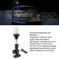 thumbnail image 3 of Marine LED Anchor Light, IP67 Waterproof Boat Stern Light LED Fold Down Navigation for Pontoons, Flats, and Bass Boats, 3 of 7