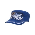 thumbnail image 1 of Top Headwear Football Mom Distressed Adjustable Cadet Cap - Royal, 1 of 2
