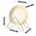 thumbnail image 3 of Kugisaki 4 PCS Plastic Serving Trays With Base For Party Dinner Plates Dishwasher Plastic Plates Reusable Lightweight Plates For Kitchen Or Camping on Clearance, 3 of 6
