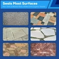 thumbnail image 3 of Superclear Concrete Sealer, Paver Sealer, Super Seal 5 Gallon, Penetrating Wet Natural Look, Cures in 6 Hours, 5 Year Life, Non-Toxic, ZERO VOCs, Pet Friendly, Patio, Driveway, Roof, Pool Decks, 3 of 8