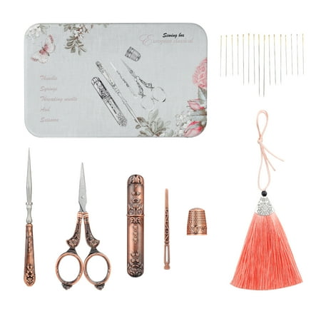 Embroidery Scissors Set Vintage - European Style Sewing Kit Handcraft DIY Tools