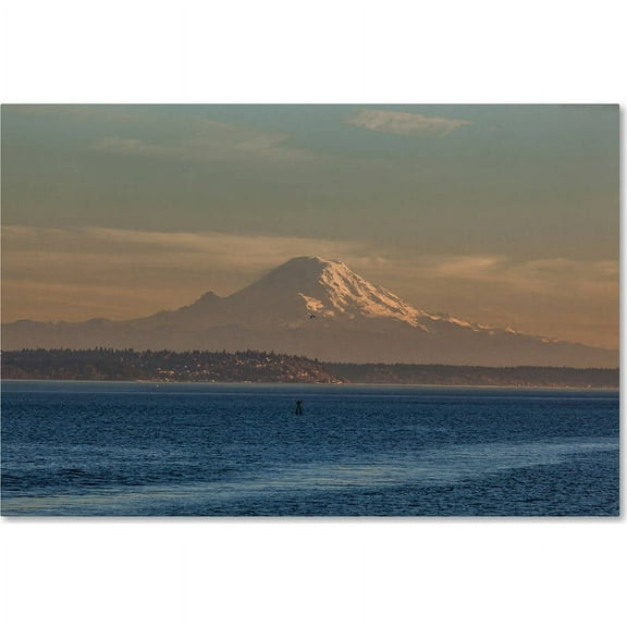 Trademark Fine Art "Mt Rainier in Her Glory" Canvas Art by Yale Gurney
