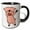Black/White, variant on 3drose, Cute Funny Pink Dabbing Dance Pig, 11oz Two-tone Green Mug