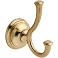 thumbnail image 4 of Delta Faucet 034449681384 Cassidy Double Robe Hook, Champagne Bronze, 4 of 12