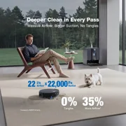 ECOVACS DEEBOT X12 OMNICYCLONE Robot Vacuum & Mop, 22,000Pa, FocusJet, Bagless Station & AIVI 3D