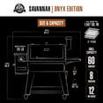 Pit Boss Savannah 1500 Sq in Wood Fired Pellet Grill and Smoker Onyx