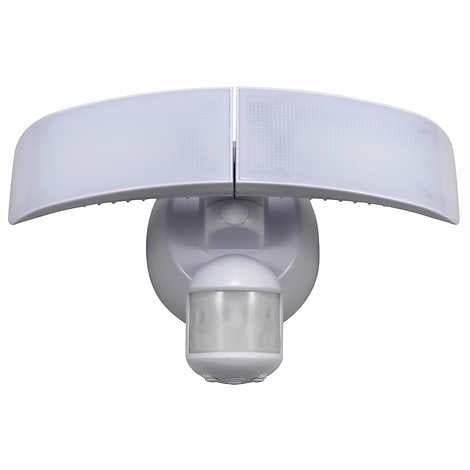 Home Zone Motion Activated LED Security Light Adjustable Twin Head 2500 35W NEW 