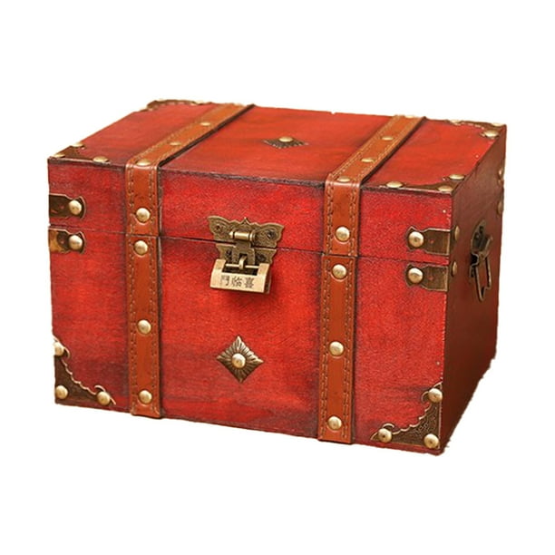 Minnieouse Caja de joyería Vintage Estuche de almacenamiento Vanity Dressers Organizador Accesorios L Ropa, zapatos y accesorios Miscelánea L Minnieouse HA2092-02B