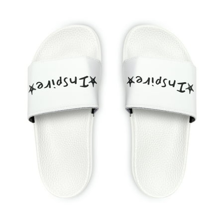 

Inspire Women s PU Slide Sandals White