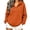 A-Orange, variant on Womens Plus Size Sweatshirt Relaxed Fit Half-Zip Hoodie Long Sleeve Pullover Sweatshirt for Casual Wear