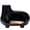 Jet Black, variant on Qczoyp Terracotta Ceramic Palo Santo Burner, Chimney Sage Stick Smudge Bowl for Energy Clearing & Meditation, Anxiety Relief Spiritual Gift for Housewarming & Self-Care Lovers