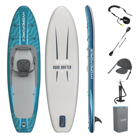 Hydro Force™ 11ft Aqua Drifter Stand Up Paddleboard set