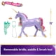 thumbnail image 2 of Academia Unicornio, Estrella Salvaje Poderosa de la Amistad con Silla de Montar y Brida Translúcidas, 11 pulgadas, Muñecas y Juguetes de Unicornio, Regalos y Adornos Navideños para Niñas de 4 Años en, 2 of 8