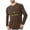 Brown long sleeve christmas shirts for men, variant on Mens Christmas T Shirts for Men Big and Tall Long Sleeve Tops Funny Xmas Printing Holiday Party Tshirts Green,XXXL