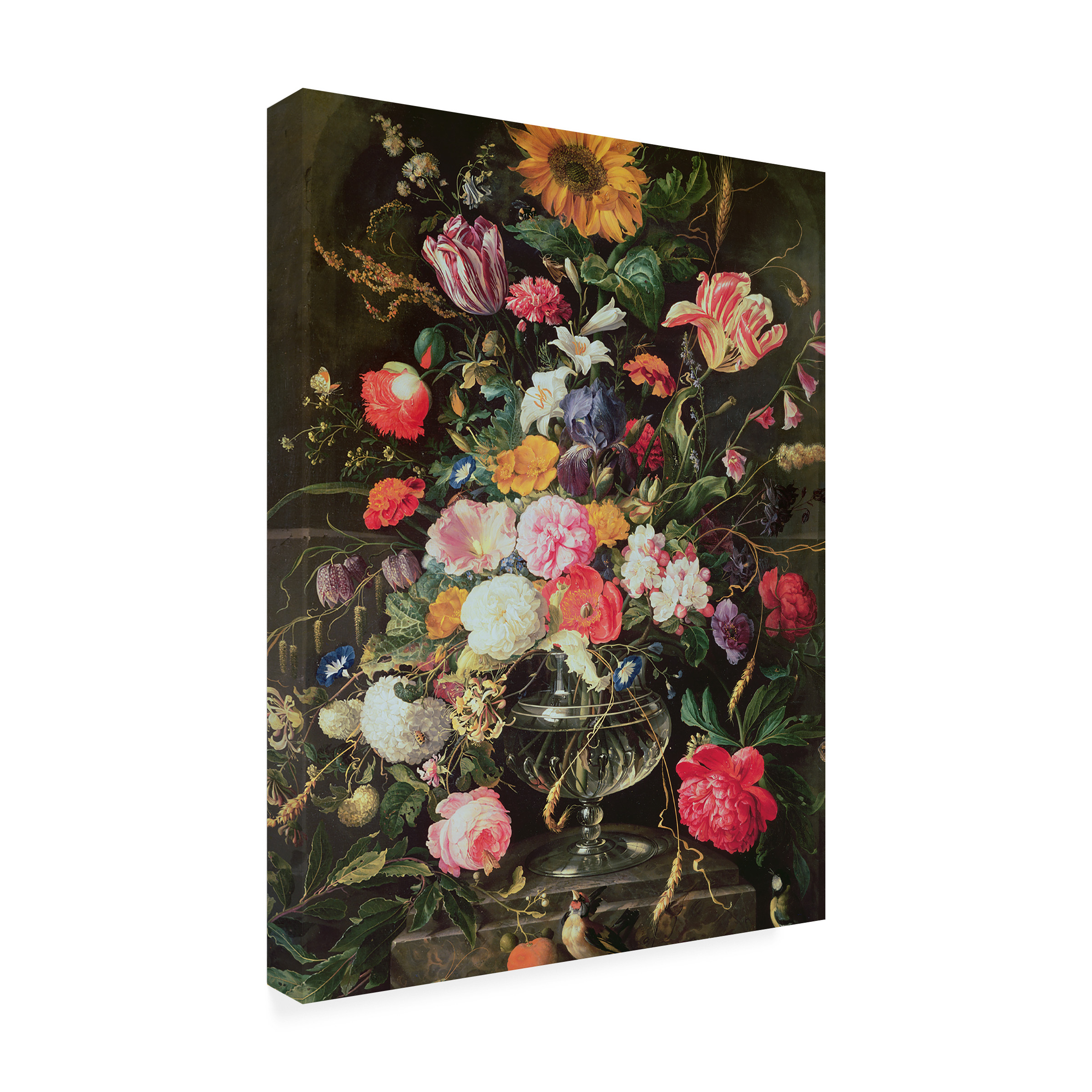 Trademark Global Cornelis De Heem "Still Life" Canvas Art 24" x 18" (BL0009-C1824GG)