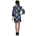 thumbnail image 4 of Moomaya Printed Kimono Robe For Girls Crossover Bathrobe Kimono Women Bathrobe, 4 of 6