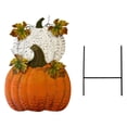 thumbnail image 3 of Metal Stacked Pumpkins Harvest Garden Stakes Fall Thanksgiving Yard Decor,Autumn Fall Yard Welcome Signs for Patio Pathway Outdoor Decorations, 3 of 6
