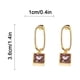 thumbnail image 3 of Pendientes de aguja con forma de corazón de circonita cúbica, estilo europeo y moderno, con personalidad, de alta gama (1 par), 3 of 9