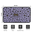 thumbnail image 5 of Happy Halloween Pumpkin Door Mat Decorations Spider Bat Welcome Mat Retro for Door Kitchen Bathroom Bedroom Crystal Velvet 30x17 Inches, 5 of 7