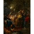 thumbnail image 3 of Anthony van Dyck 12x14 Black Modern Framed Museum Art Print Titled - The Betrayal of Christ (C. 1618-1620), 3 of 5