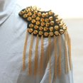 thumbnail image 4 of Xinyolin Punk Jewelry Fringe Epaulette - Vintage Tassels Shoulder Brooch, 4 of 8