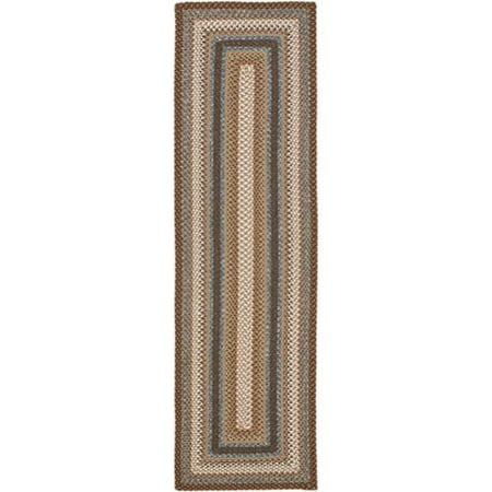 Safavieh Hand Woven Country Living Reversible Brown Braided Rug 2 3