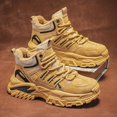 thumbnail image 3 of Men's Winter Thermal Insulated Short Boots with Thick  Sole & Warm - All-Terrain Traction for Hiking, Snow, Ice - Outdoor Winter Sports & Casual Wear - Round Toe Comfortable Cold-Weather Footwear, 3 of 9