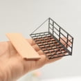 thumbnail image 4 of TISHITA 1:12 Scale Mini Doll House Decor Garden Metal Wall Storage Shelf Model, 4 of 8