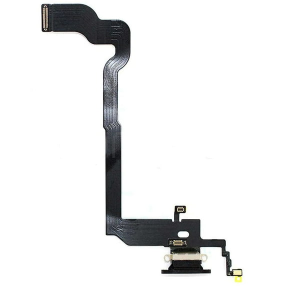 Eutoping charging port board For Apple iPhone X Black Connector Charger Board Flex Cable Assembly Replacement