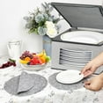 thumbnail image 2 of China Storage Containers, 12 Inch Dinner Plate Dish Storage Containers, Hard Shell Quilted Dinnerware Storage Box Case with Lids and Felt Protectors for Dishes Plates Storage and Moving, 2 of 9