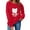Red#13, variant on cocolona Womens Heart Graphic Sweatshirts Fall Winter Crewneck Long Sleeve Shirts Fashion Casual Loose Love Print Pullover Tops