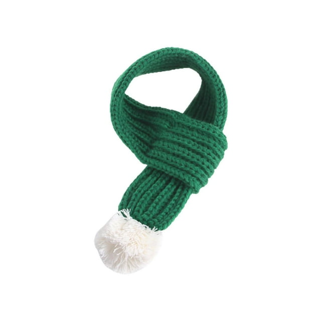 Xihbxyly Bufanda Navideña para Mascotas, de Lana Suave, Diseño Elegante y Cómodo, Perfecta para Fiestas, Bonita Decoración para Mascotas, Fácil de Usar, Talla L 40 X 4 Cm
