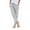 A-Grey2121, variant on Linen Drawstring Jogger Pants for Women Solid ed Ankle Trousers Beach Casual Daily Wear
