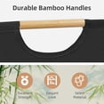 thumbnail image 4 of SAMFIT Large Laundry Hampe,80L (21.1 Gal) Bamboo Handles, Waterproof Clothes with Breathable Mesh, Foldable Hamper Portable Storage for Laundry Room, Dorm, Travel, and Camping., 4 of 7