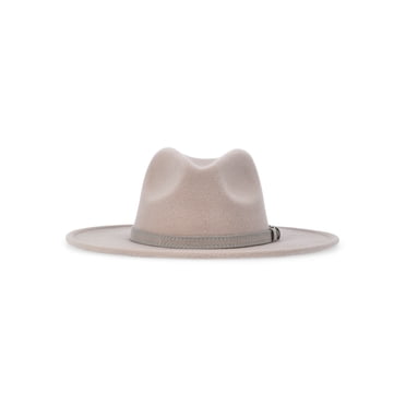Time and Tru Women's Fedora with D-Ring Band, One Size, Taupe