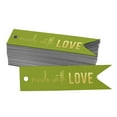 thumbnail image 1 of Inkdotpot Real Gold Foil Made With Love Text Tags Favor Hang Paper Tags 100 Pieces, 1 of 6