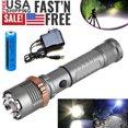 thumbnail image 2 of Greeniant Linterna Led para senderismo al aire libre, 5 modos, luz de Camping de alto brillo, linterna impermeable con zoom, recargable integrada Escalada No.01 Greeniant OD2718-01B, 2 of 6