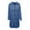 Blue, variant on Womens Oversized Chunky Long Hooded Cardigan Sweaters Plus Size Open Front Cable Knit Long Sleeve Cardigans Outcoats