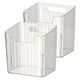 thumbnail image 1 of 2pcs cajas de almacenamiento de puertas laterales del refrigerador organizadores de refrigerador transparente para refrigerador, 1 of 6