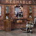 thumbnail image 2 of Salon Station for Hair Stylist,Hair Styling Organizer Equipment with Glass Door,Tool Dryer Holders, Salon Beauty Spa Barber Equipment, Rustic Brown, 2 of 7
