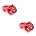 thumbnail image 2 of Soidarity Vástago corto de repuesto para bicicleta, componente modificado, vástago hueco para manillar de bicicleta, accesorios para marco de bicicleta, Rojo 2piezas Soidarity CBP497093, 2 of 5