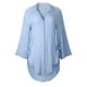 thumbnail image 2 of Blusa camisa para mujer Vestido para mujer - Blusas holgadas con botones - Blusa de poliéster de manga larga y cuello en V - Verano, sexy/casual - Tallas M a XXXL, 2 of 2