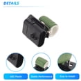thumbnail image 4 of Resistor del motor del ventilador HVAC Unique Bargains Resistor del ventilador calefactor No.55703589/1341641 para Vauxhall Corsa D Hatch 1.2l (L08, L68) 2006-2014 Plástico Metal 1 Pcs, 4 of 6